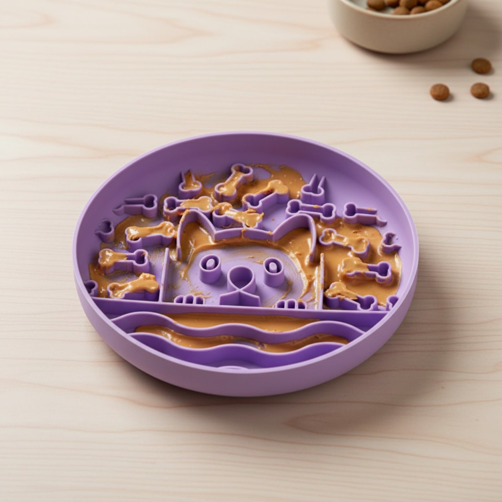 Tapis à lécher en Silicone pour Chiens et Chats - Ralentisseur d'alimentation antidérapant