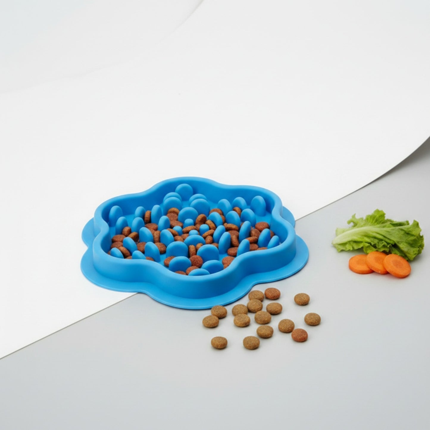 Bol Interactif en Silicone pour Chiens et Chats - Ralentit l'Alimentation