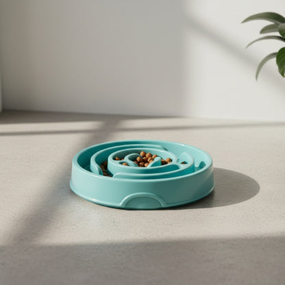 Gamelle Anti-Glouton pour Chien : Ralentit l'Alimentation, Amusante & Antidérapante