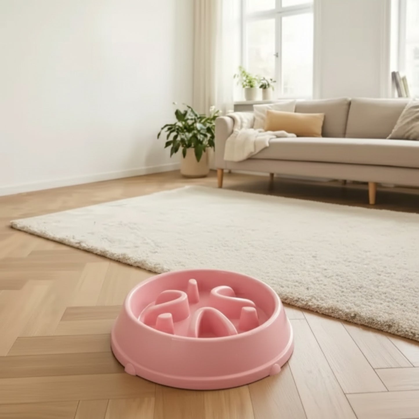 Gamelle Anti-Étouffement pour Chien et Chiot - Alimentation Lente et Puzzle