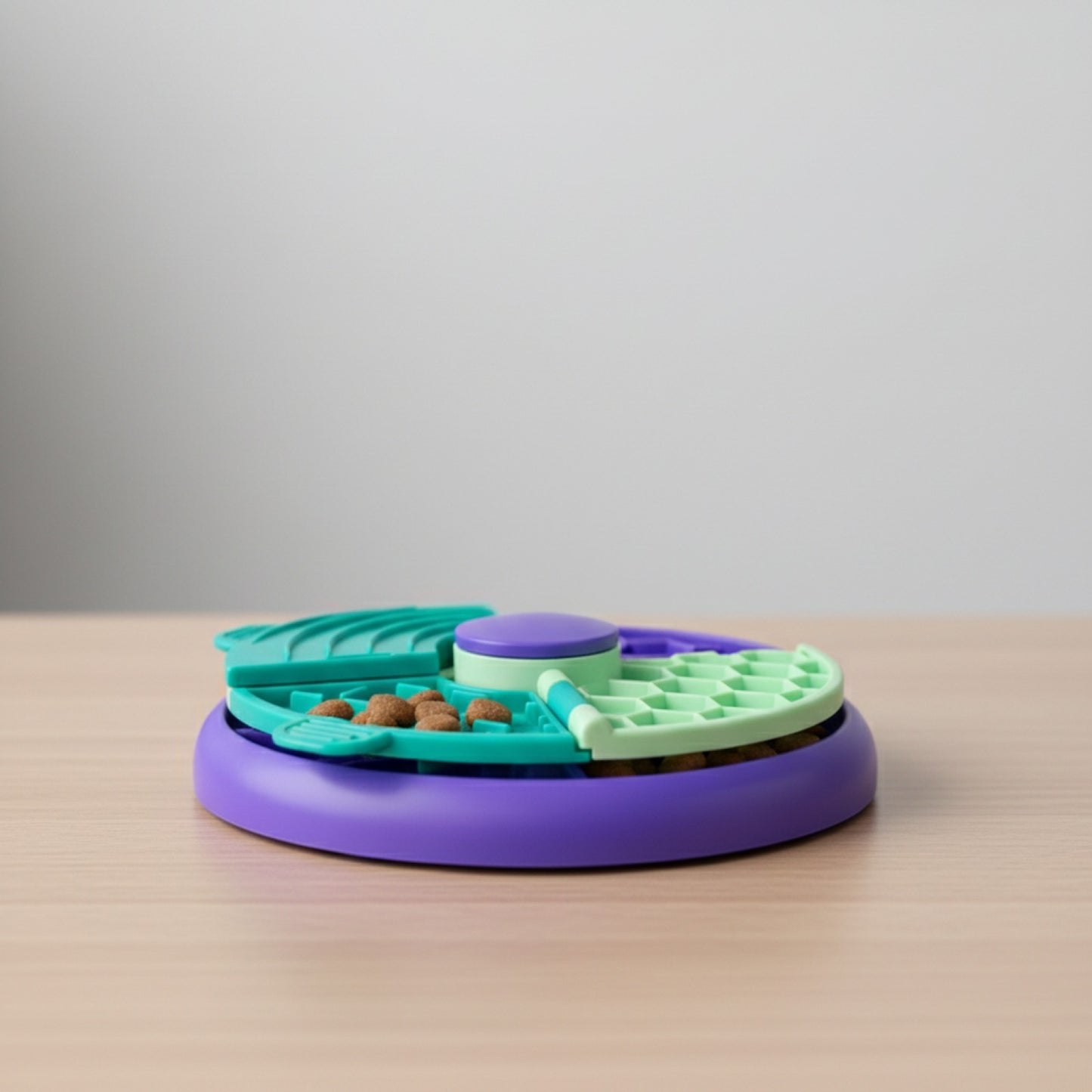 Bol Distributeur Nourriture Interactif pour Chien et Chat - Jouet Puzzle Anti-glouton