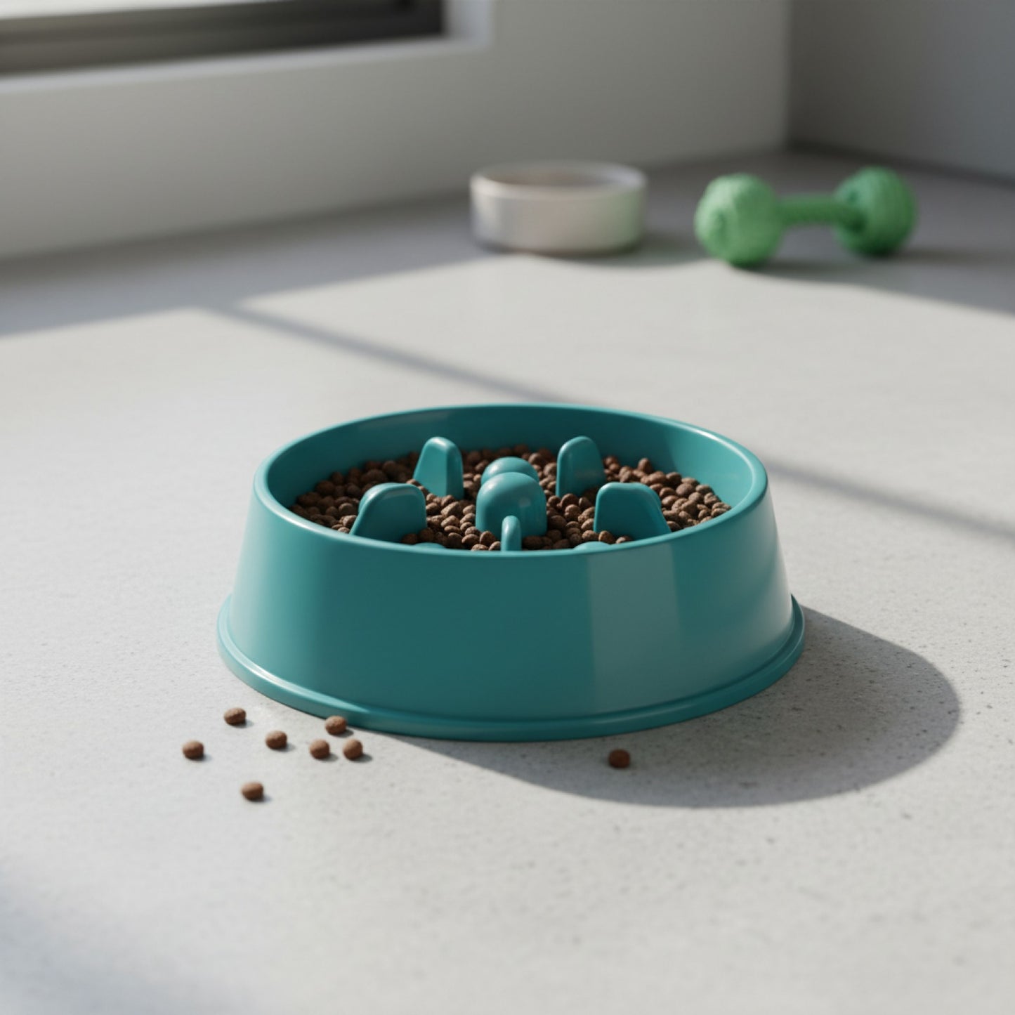 Bol Lent pour Chien Anti-Étouffement en Forme d'Étoile de Mer - Vaisselle Jouet Alimentaire