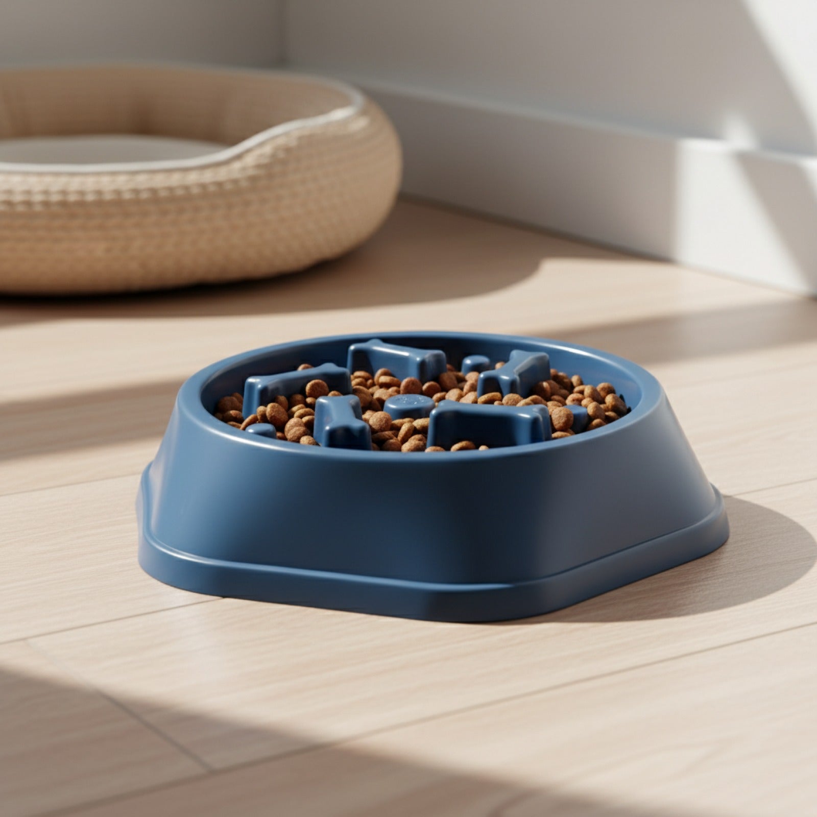 Bol Lente Mangeoire Interactive pour Chien - Anti-étouffement et Sûr