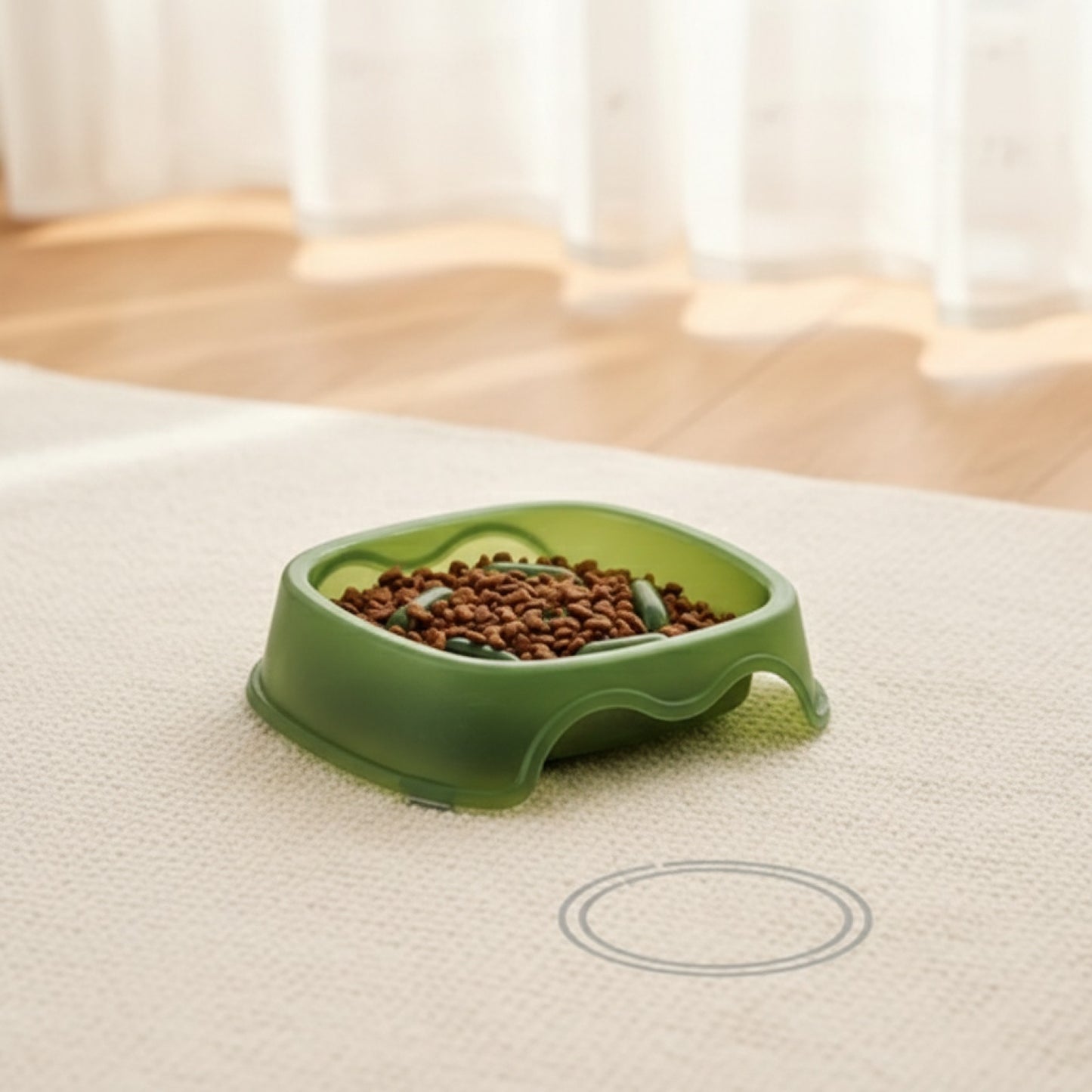 Bol Ralentisseur Anti-Glouton pour Chien et Chat - Antidérapant pour une Alimentation Saine