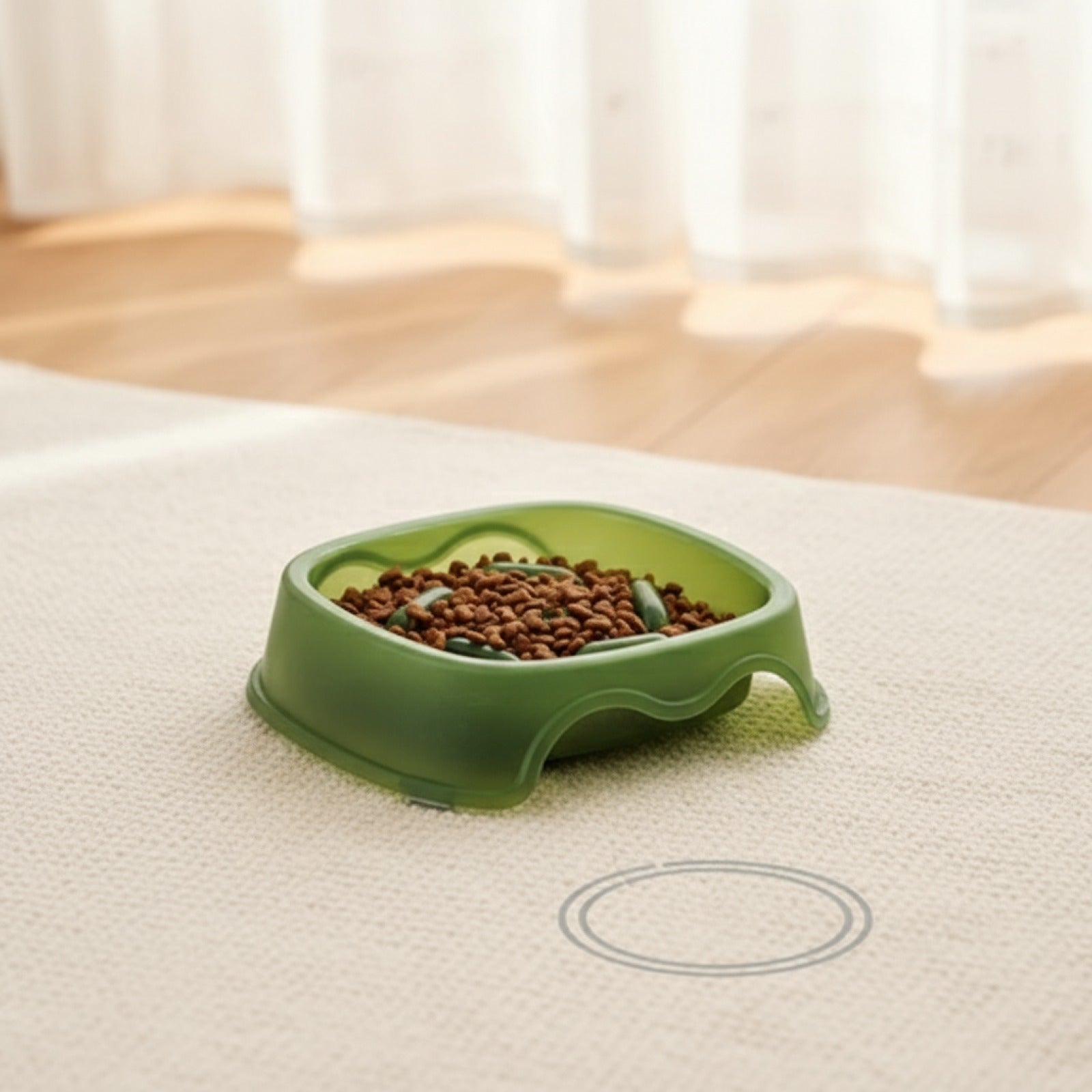 Bol Ralentisseur Anti-Glouton pour Chien et Chat - Antidérapant pour une Alimentation Saine