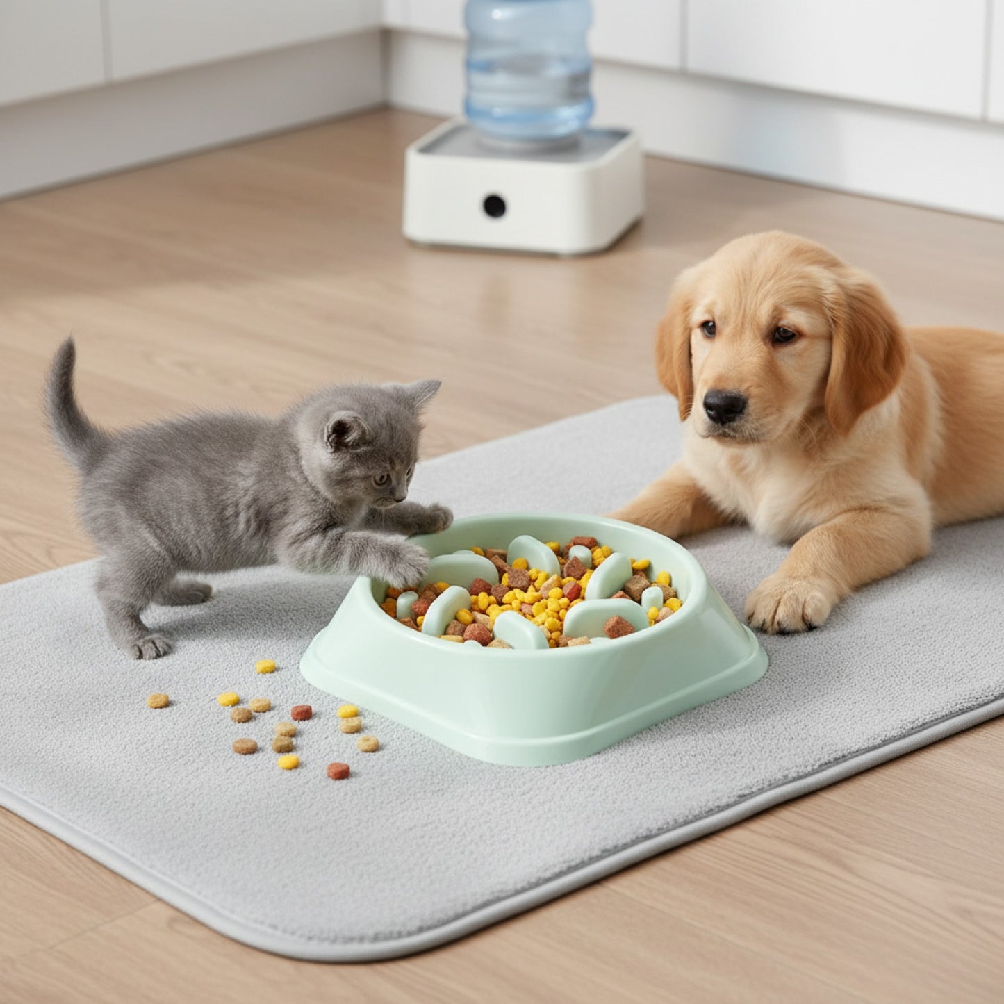 Bol Jouet Anti-étouffement pour Chien et Chat - Ralentit l'Alimentation