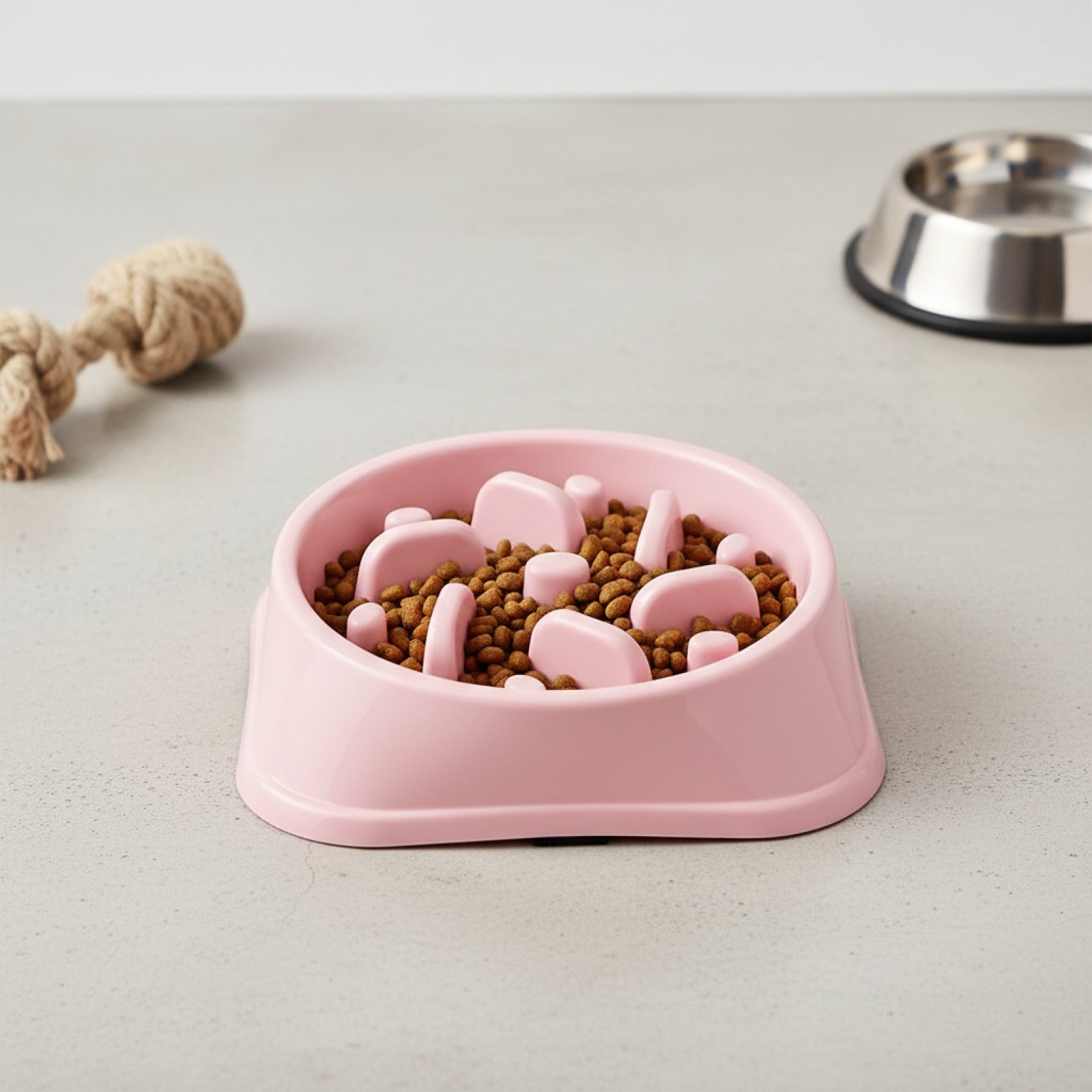 Bol d'alimentation lente pour chien et chiot - Anti-glouton et antidérapant