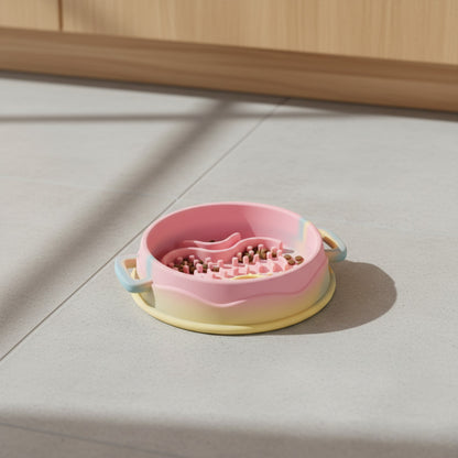 Gamelle Anti-Glouton en Silicone pour Chien - Alimentation Lente et Saine