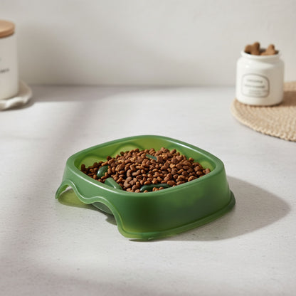 Bol Ralentisseur Anti-Glouton pour Chien et Chat - Antidérapant pour une Alimentation Saine