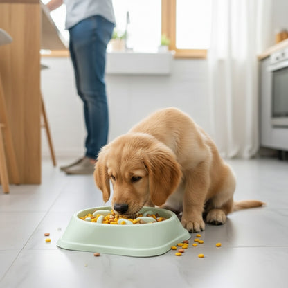 Bol Jouet Anti-étouffement pour Chien et Chat - Ralentit l'Alimentation