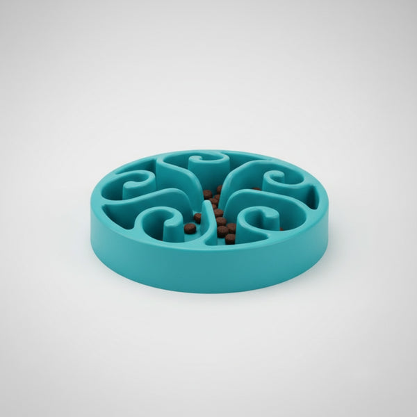 Gamelle Anti-Basculement pour Chiens et Chats - Alimentation Lente et Anti-Dérapante