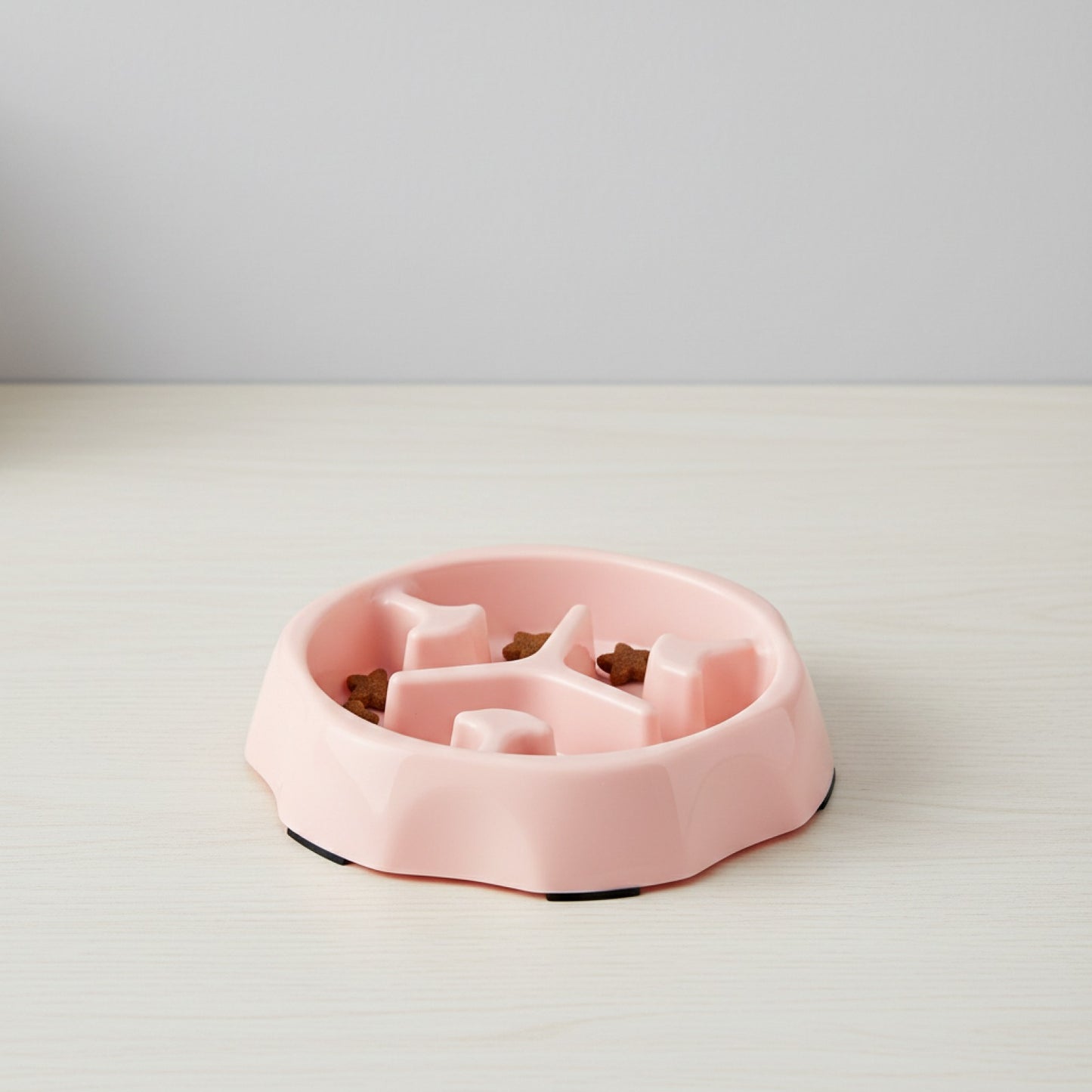 Bol Anti-étouffement pour Chien et Chat - Mangeoire Lente en Plastique pour Chiots et Chatons