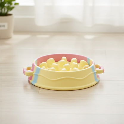 Gamelle Anti-Étouffement Silicone pour Chiens - Tapis Alimentaire Portable et Tendance