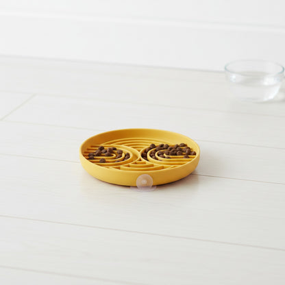 Gamelle Lente en Silicone pour Chien avec Ventouse et Tapis de Léchage Anti-Anxiété