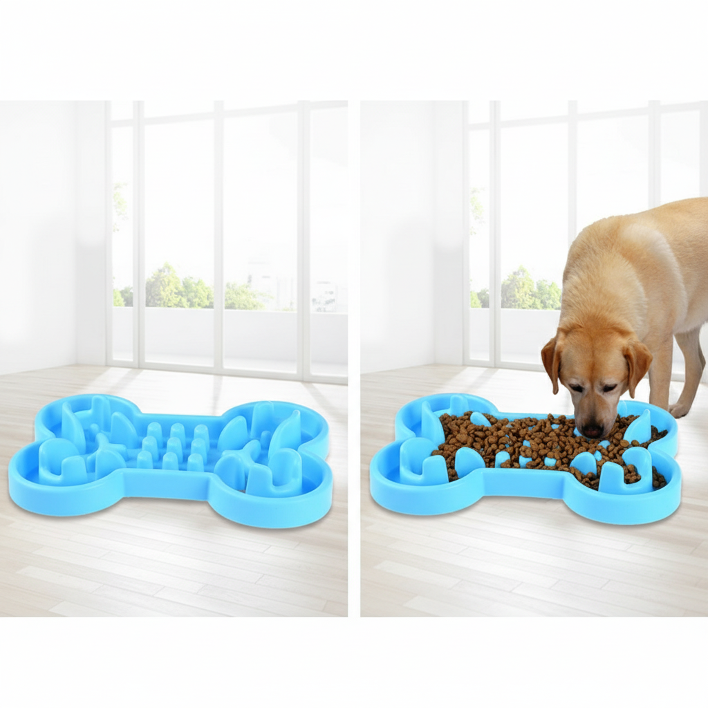 Gamelle anti-glouton pour chien