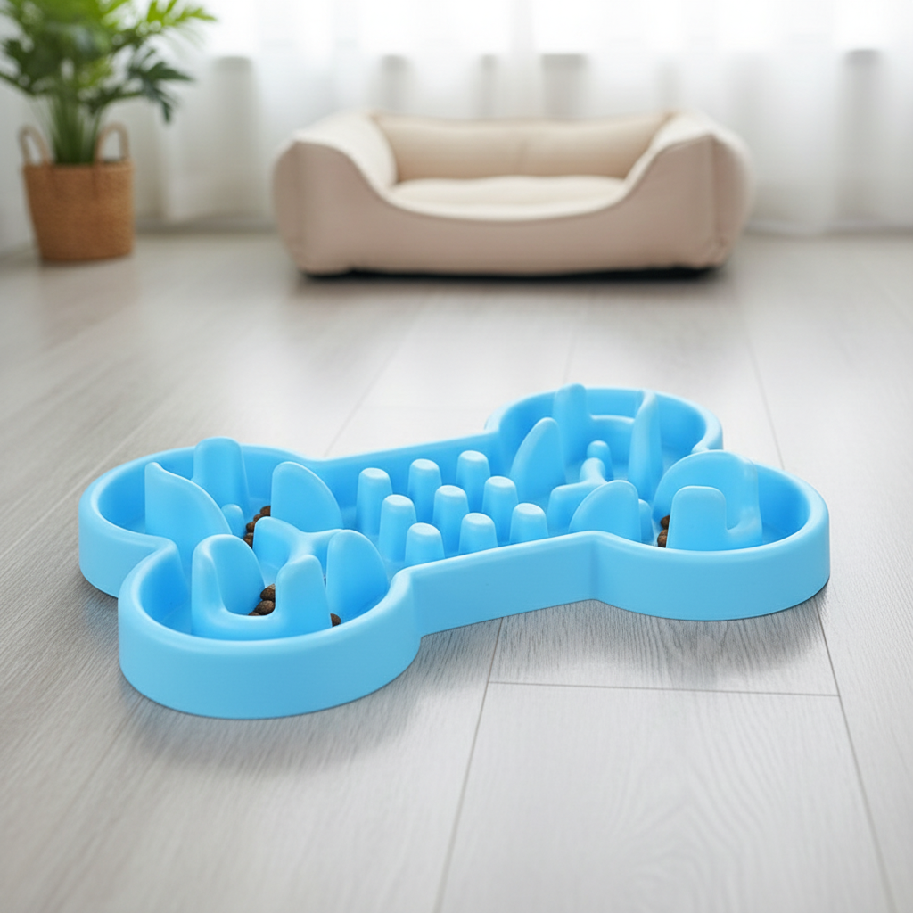 Gamelle anti-glouton pour chien