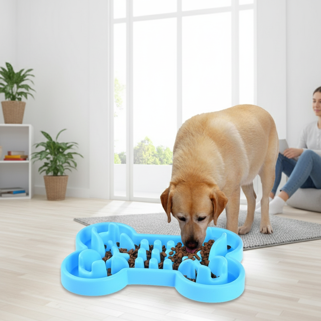 Gamelle anti-glouton pour chien